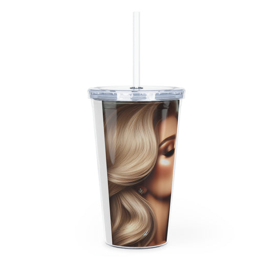 Kiss Me Tumbler with Straw Mug Printify   