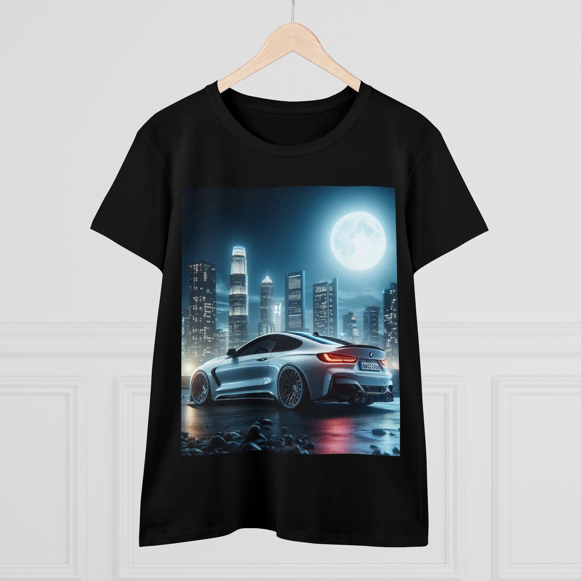 White BMW T-Shirt T-Shirt Printify   