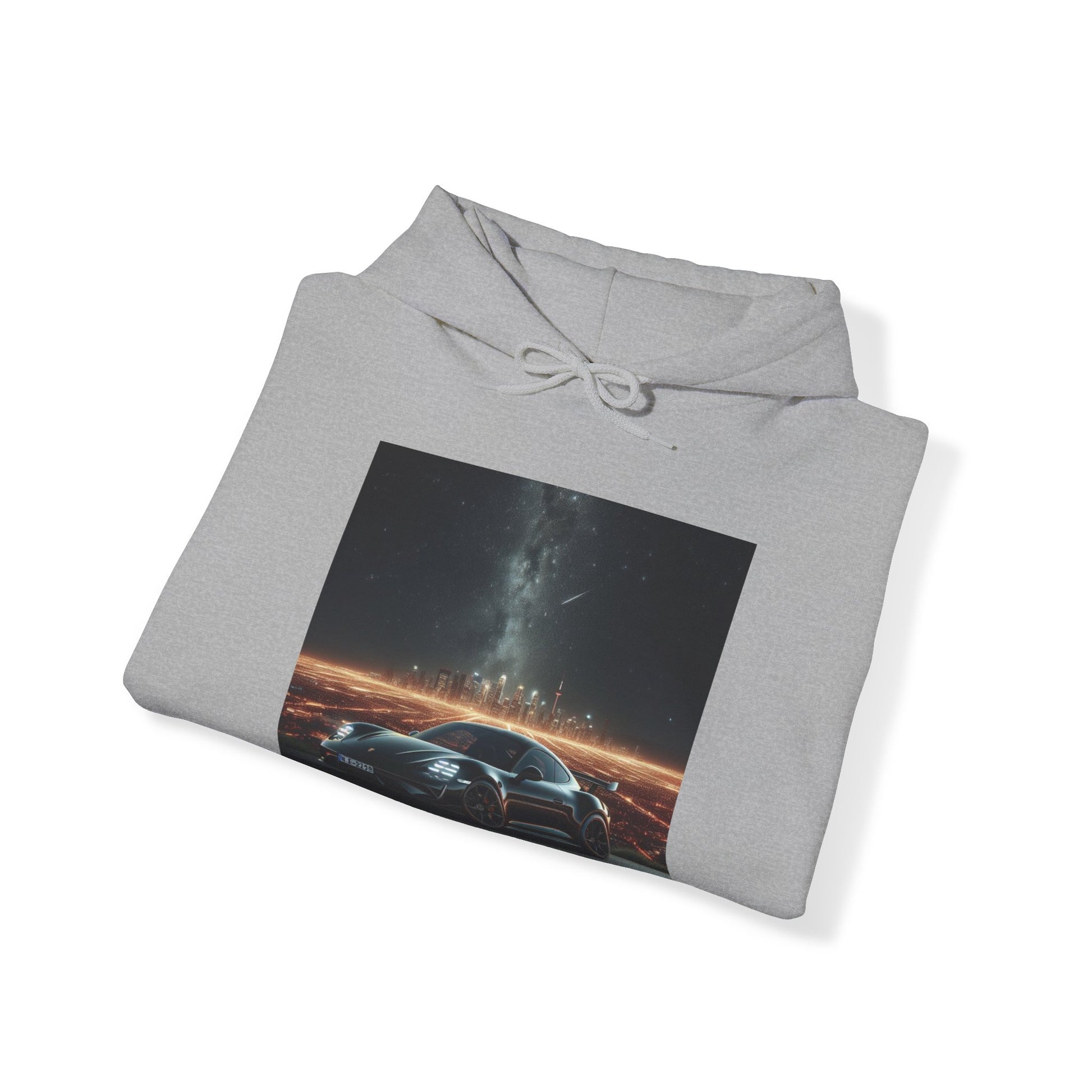 Black Porsche Hoodie Hoodie Printify   