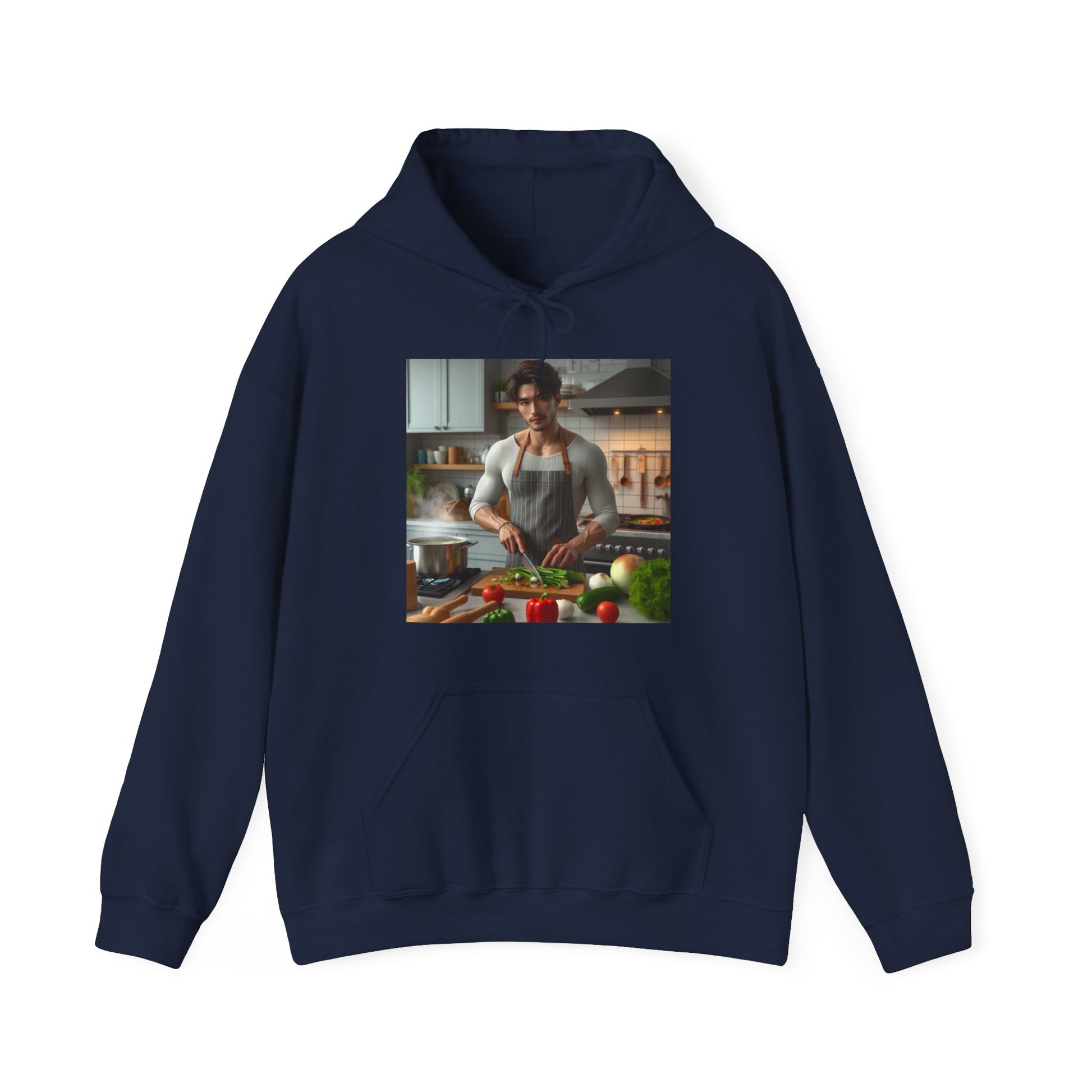 Dinner Time Hoodie Hoodie Printify Navy S 