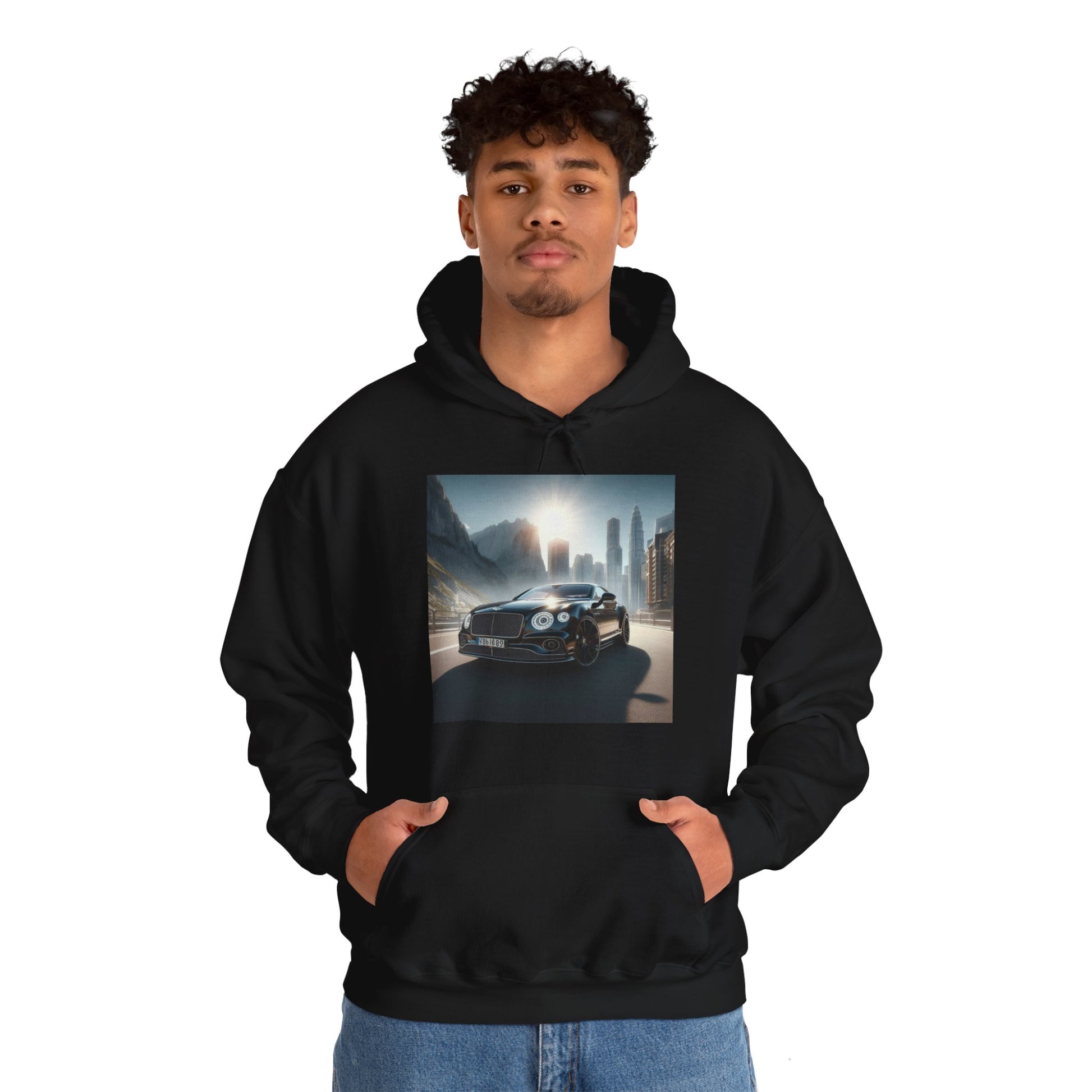 Black Bentley Hoodie Hoodie Printify   