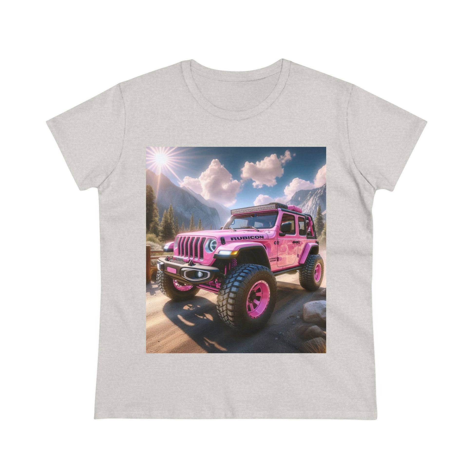 Pink Rubicon T-Shirt T-Shirt Printify Ash S 