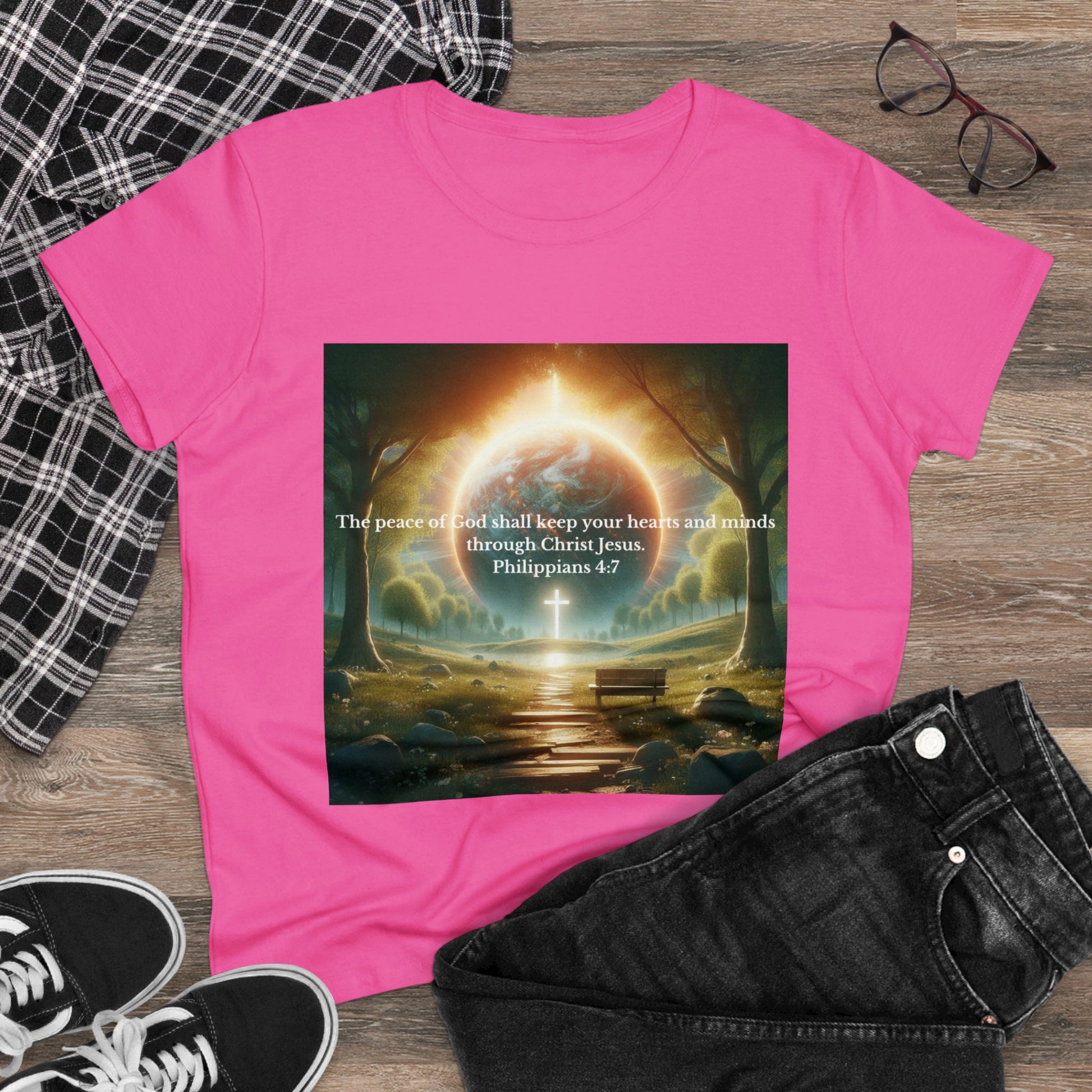 Philippians 4:7 T-Shirt T-Shirt Printify   