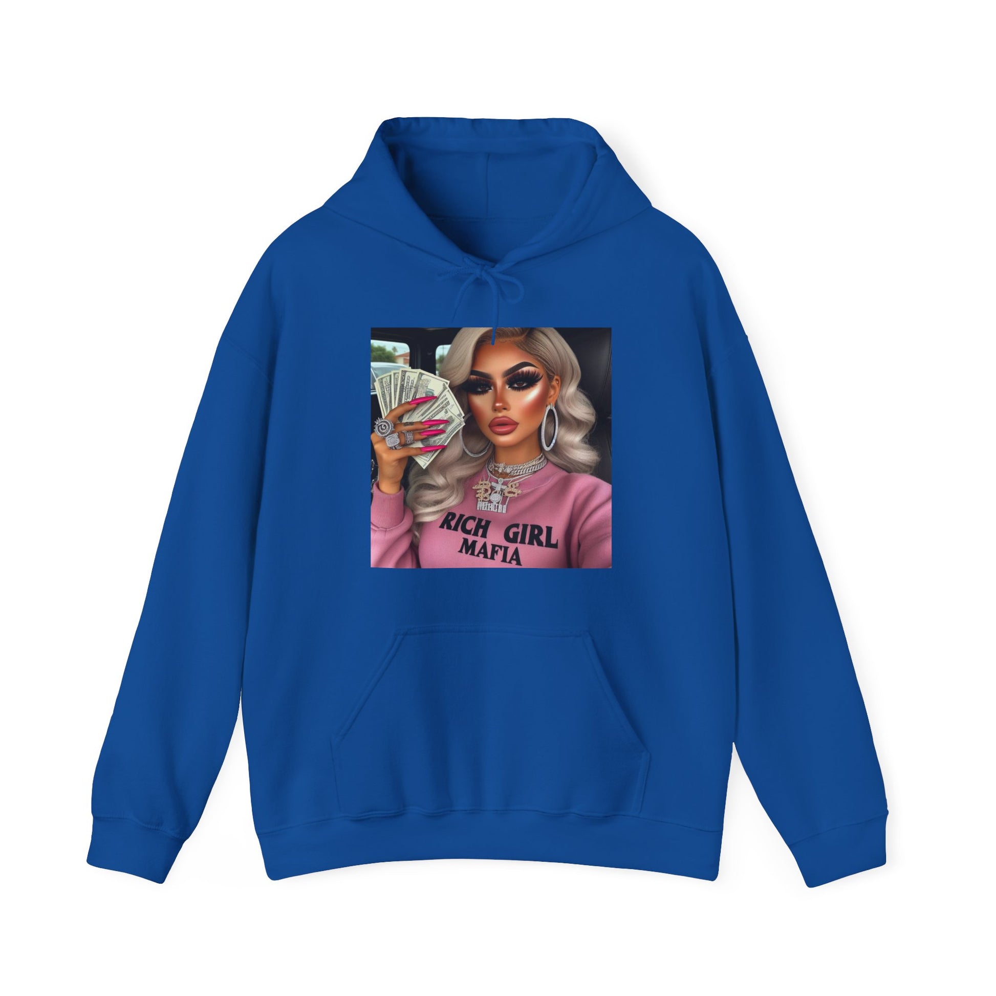 Rich Girl Mafia Hoodie Hoodie Printify Royal S 