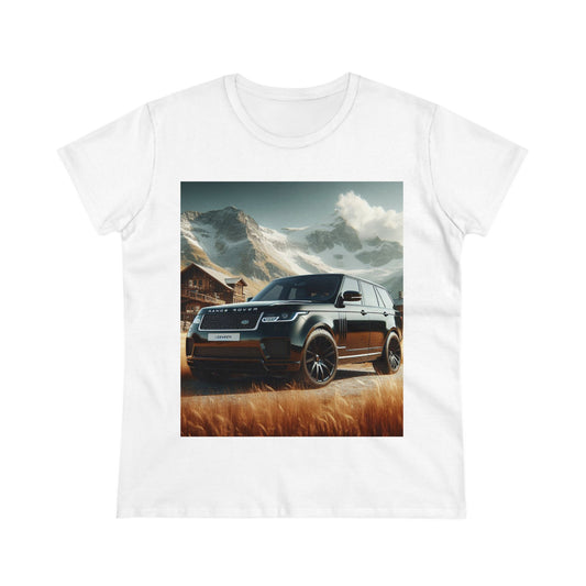 Black Range Rover T-Shirt T-Shirt Printify White S 