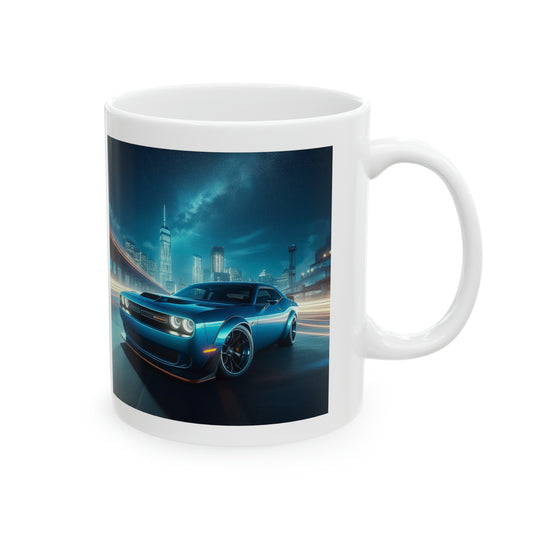 Blue Challenger Mug Mug Printify   