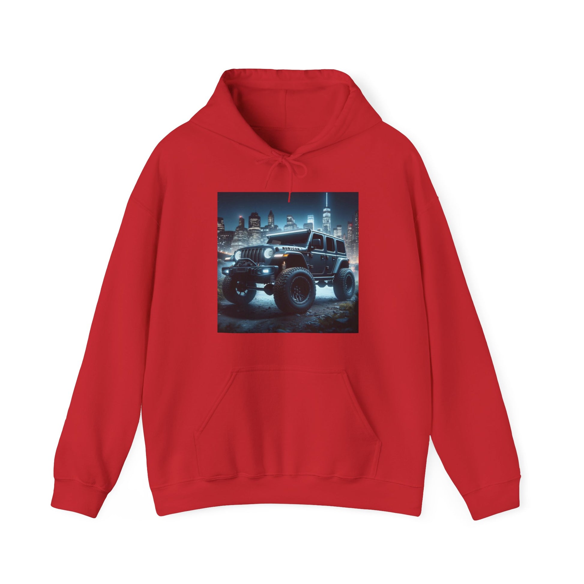 Gray Rubicon Hoodie Hoodie Printify Red S 