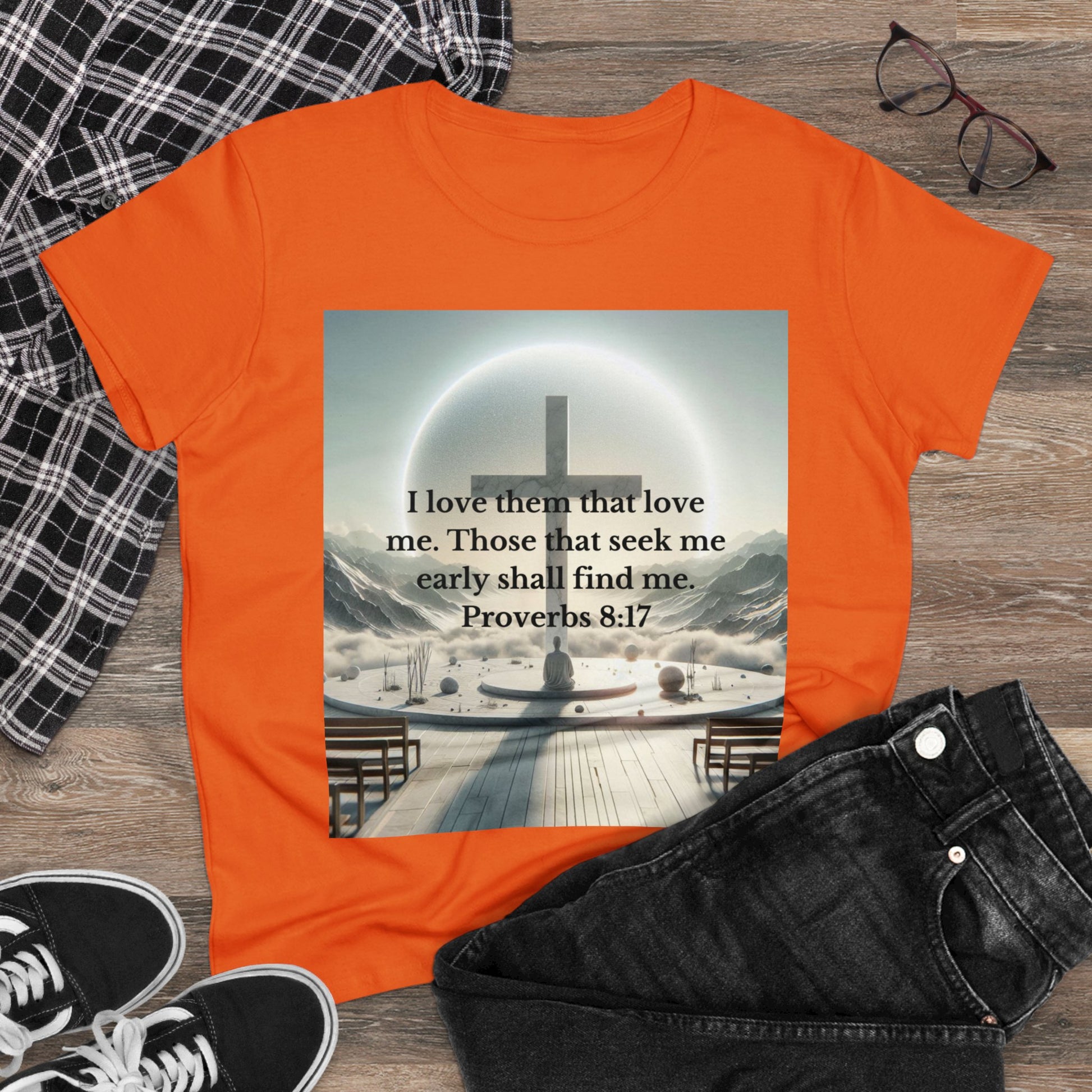 Proverbs 8:17 T-Shirt T-Shirt Printify   