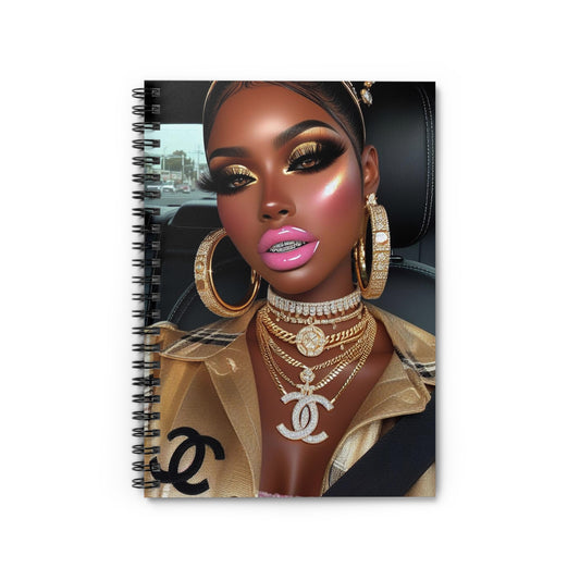 Car Beauty Spiral Notebook Paper products Printify One Size  