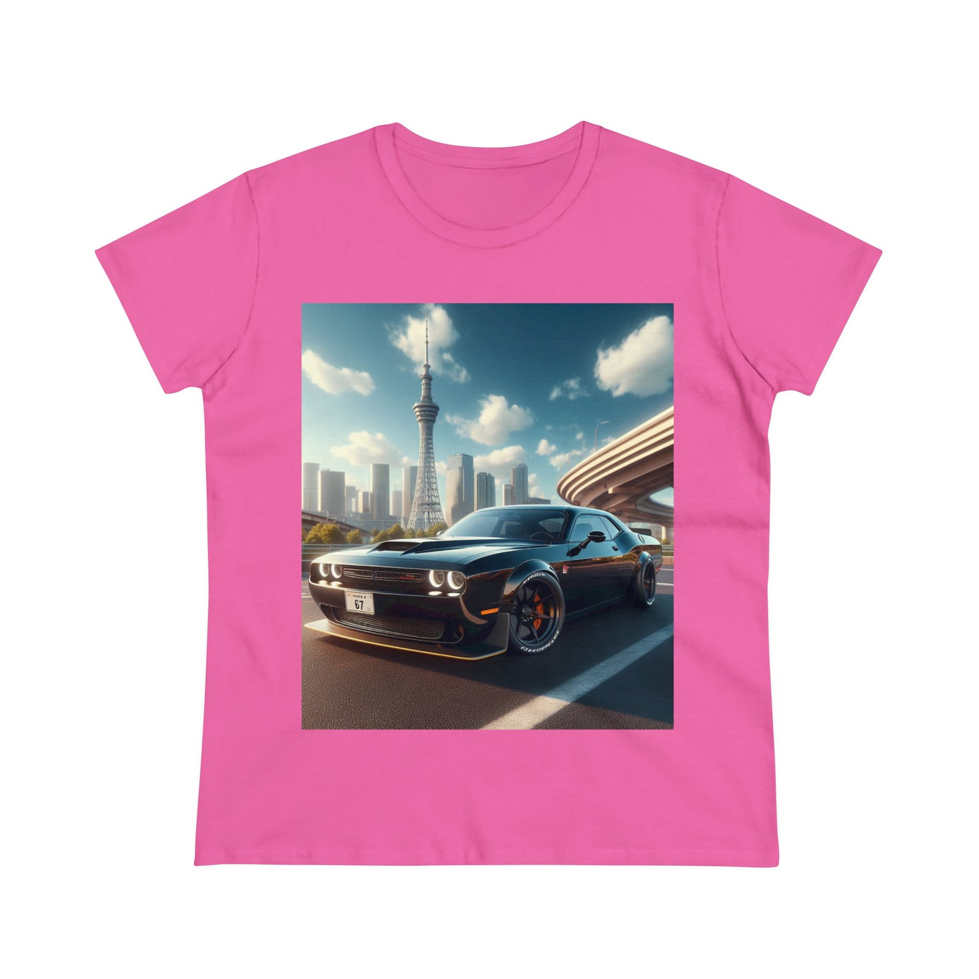 Black Challenger T-Shirt T-Shirt Printify Azalea S 