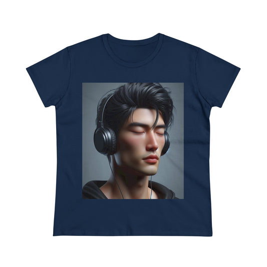 Music Vibes T-Shirt T-Shirt Printify Navy S 