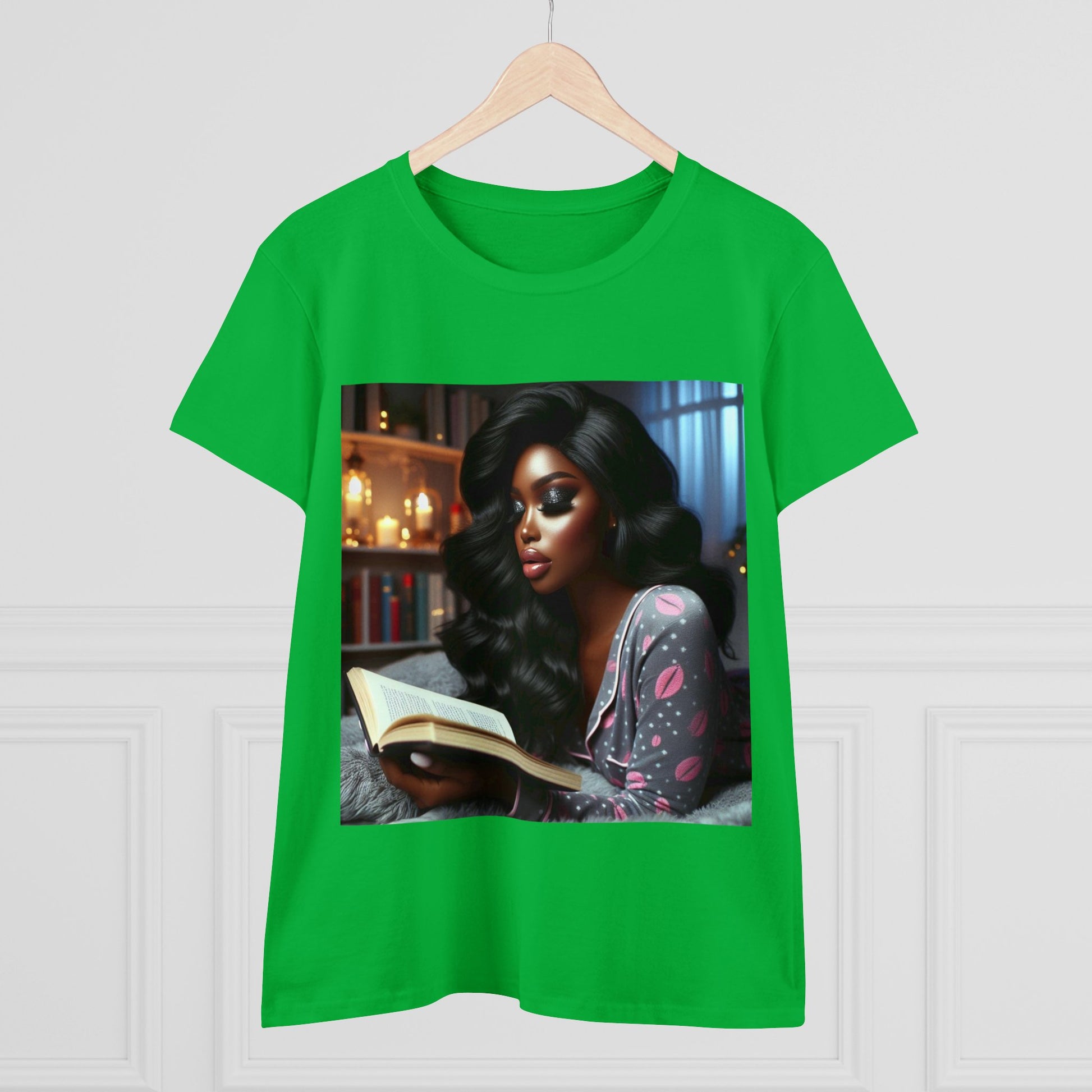 Late Night Book T-Shirt T-Shirt Printify   