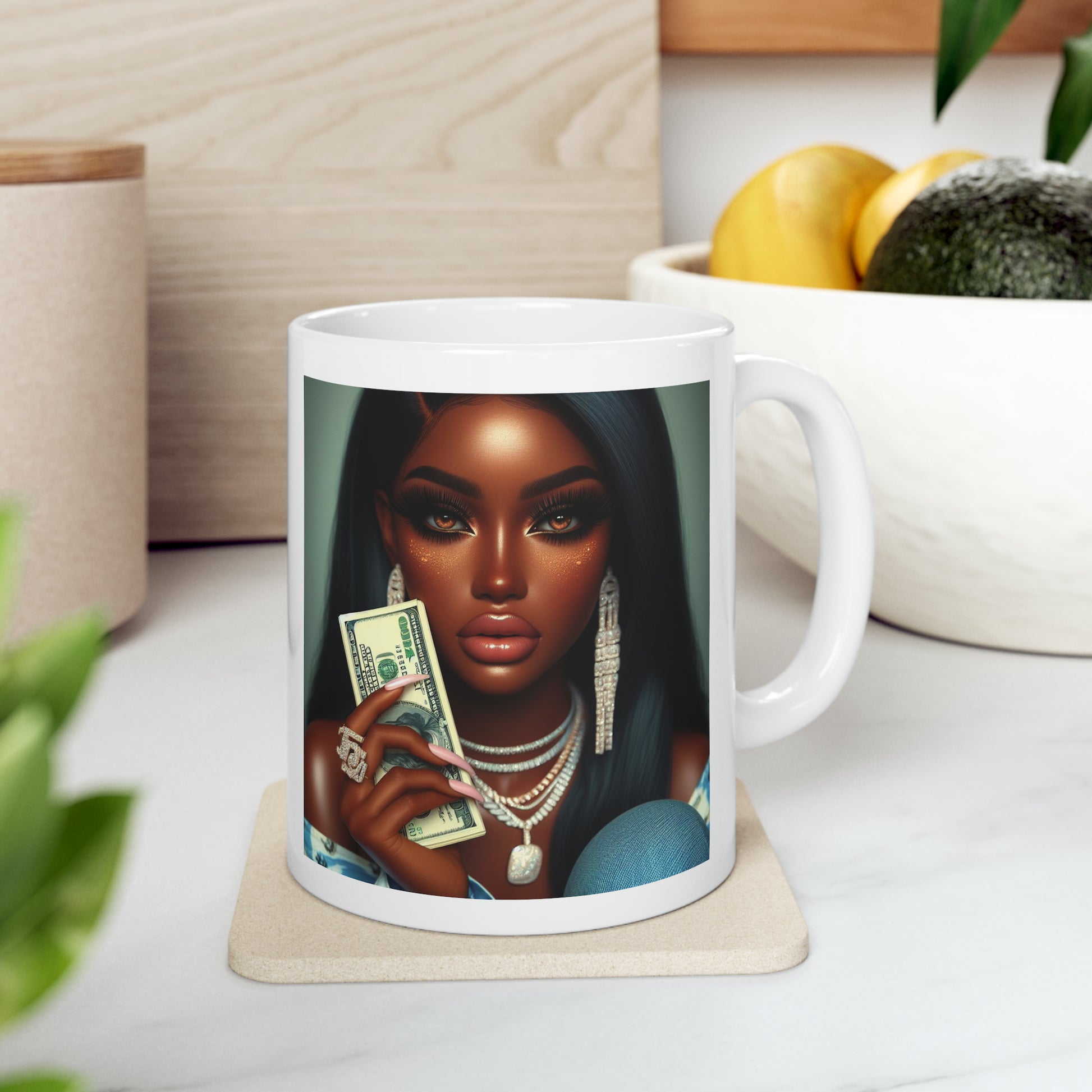 Money Talks Mug Mug Printify   