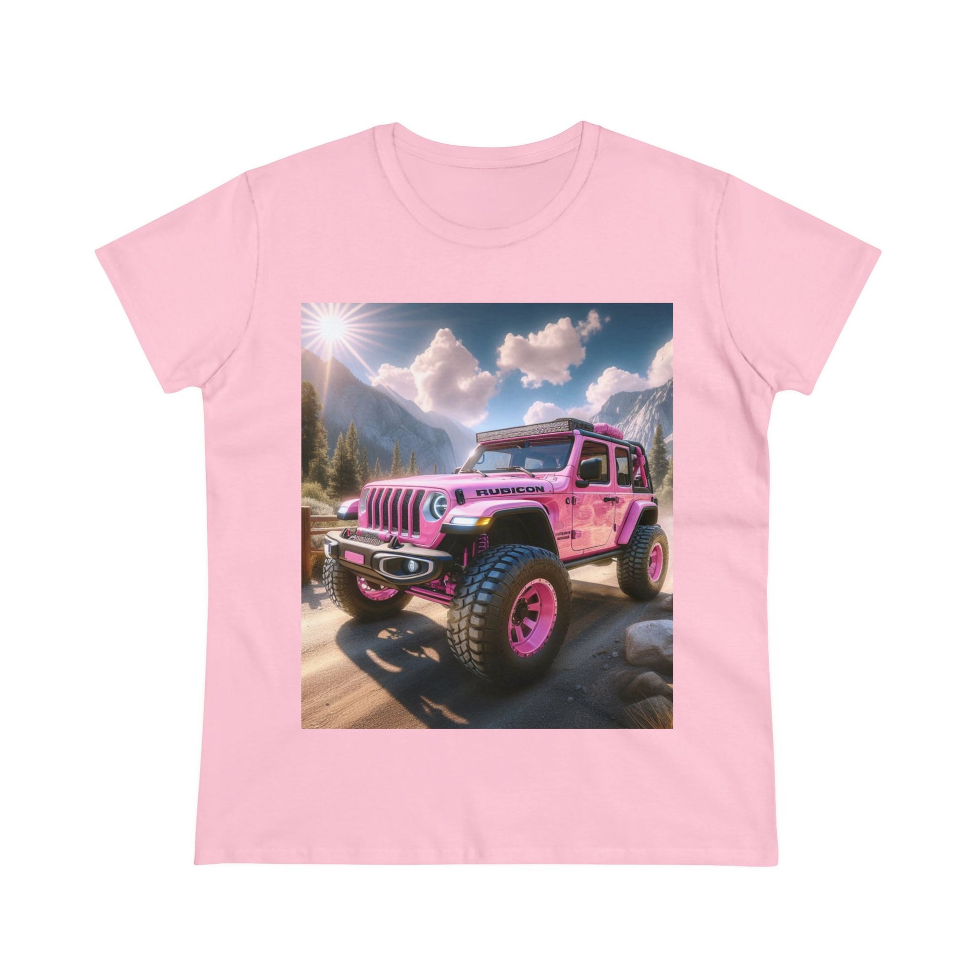 Pink Rubicon T-Shirt T-Shirt Printify Light Pink S 