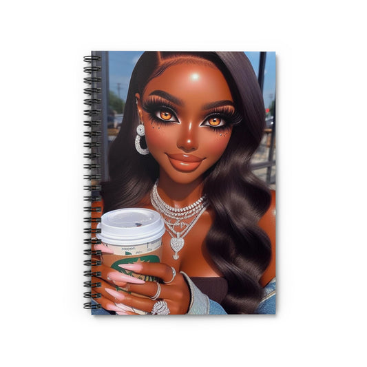 Coffee Beauty Spiral Notebook Paper products Printify One Size  