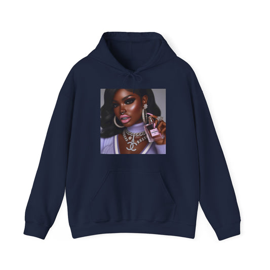 Chanel Please Hoodie Hoodie Printify Navy S 