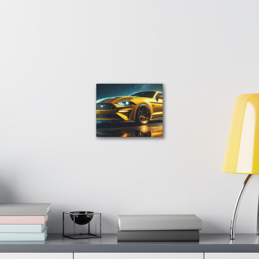 Yellow Mustang Canvas Canvas Printify 10" x 8" (Horizontal) 0.75'' 