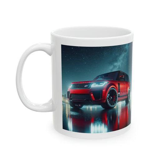Red Range Rover Mug Mug Printify 11oz  