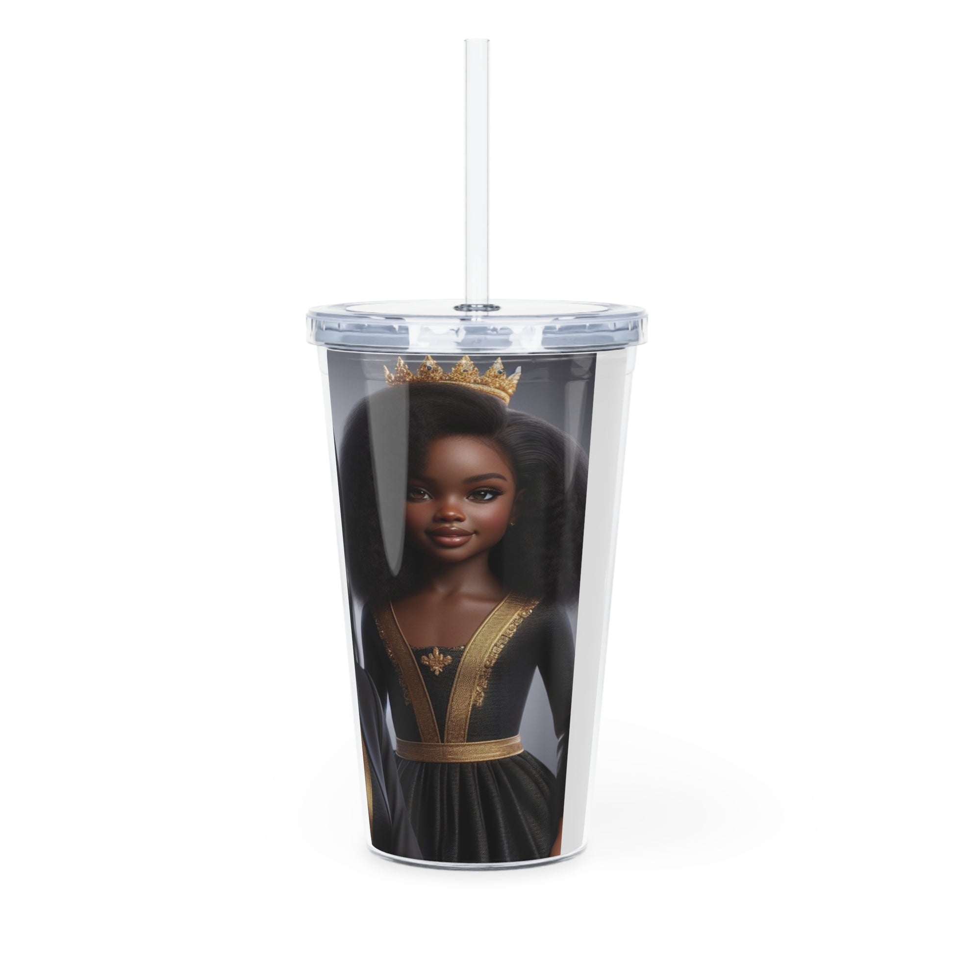 Royalty Tumbler with Straw Mug Printify   