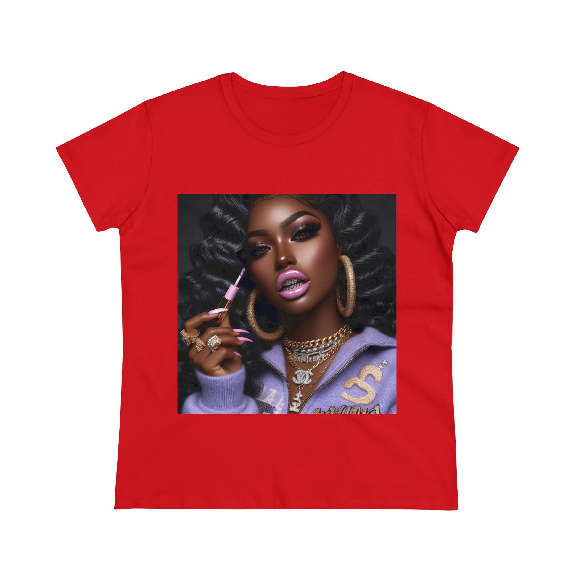 Gloss Up T-Shirt T-Shirt Printify Red S 