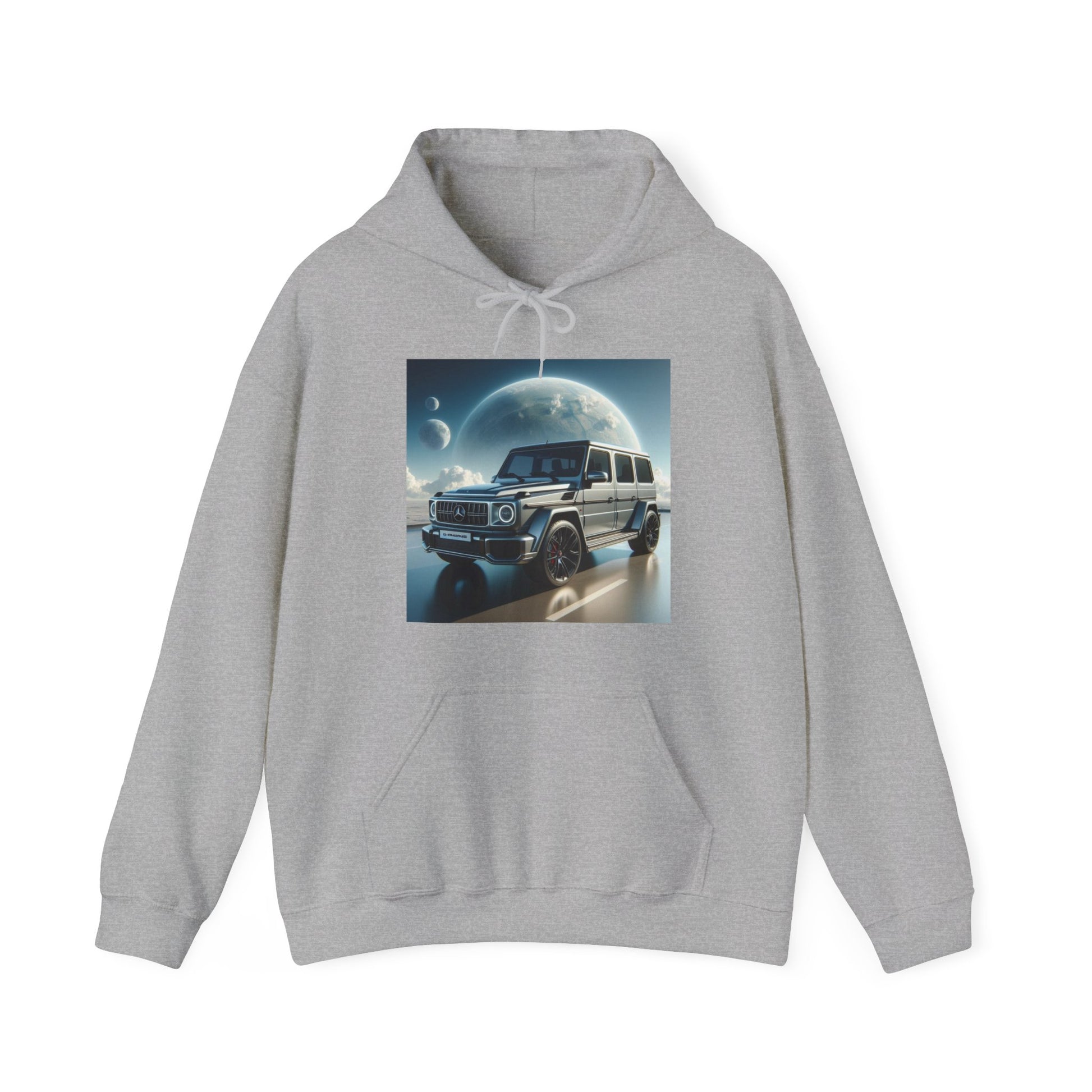 Silver G-Wagon Hoodie Hoodie Printify Sport Grey S 