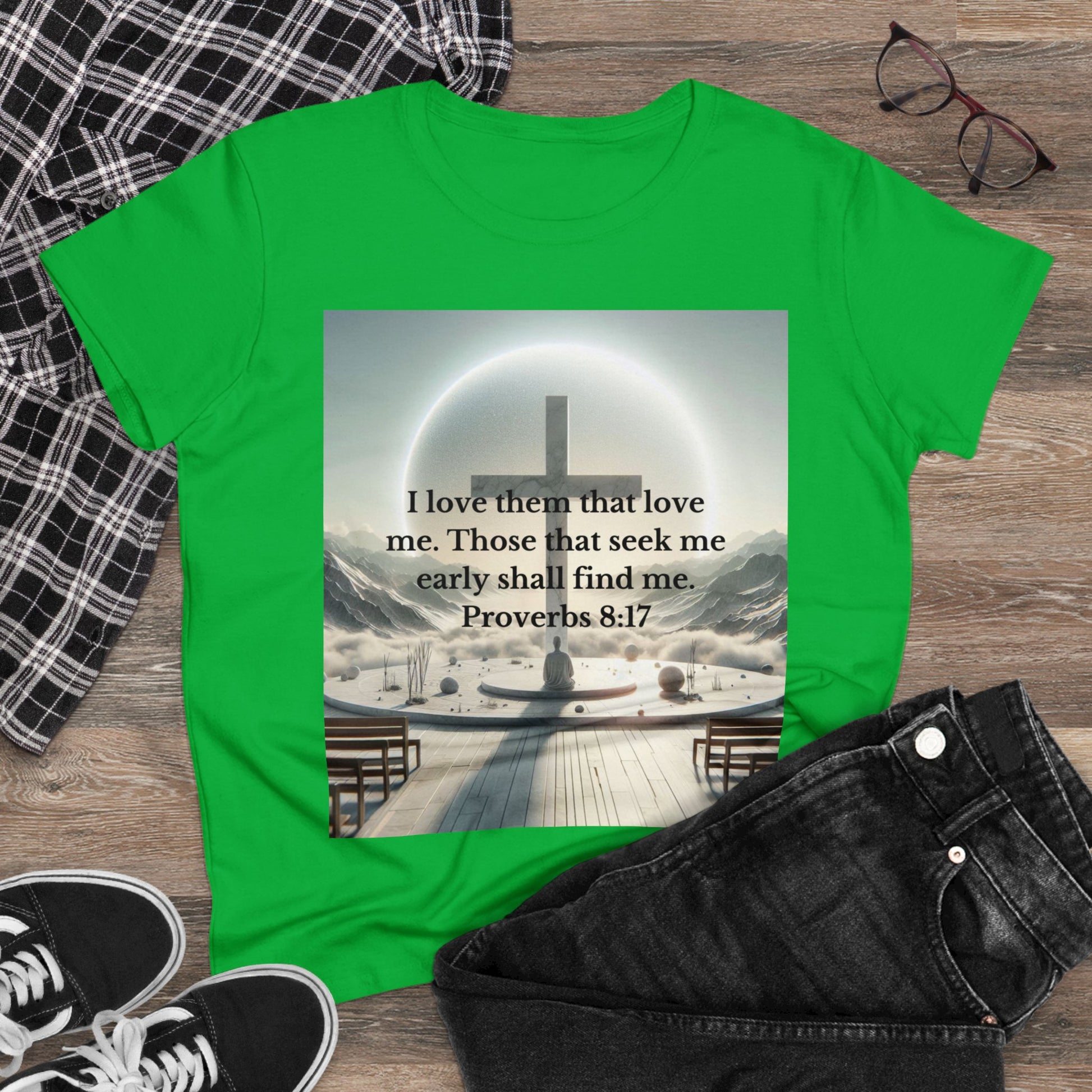 Proverbs 8:17 T-Shirt T-Shirt Printify   