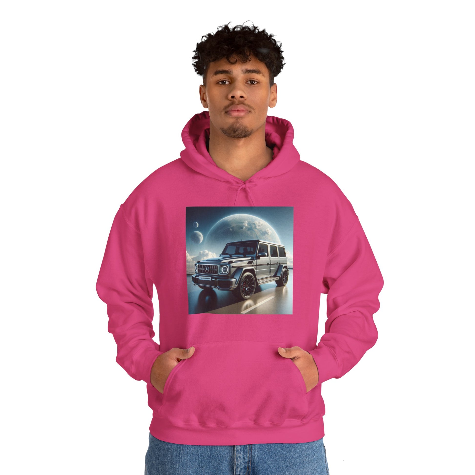 Silver G-Wagon Hoodie Hoodie Printify   