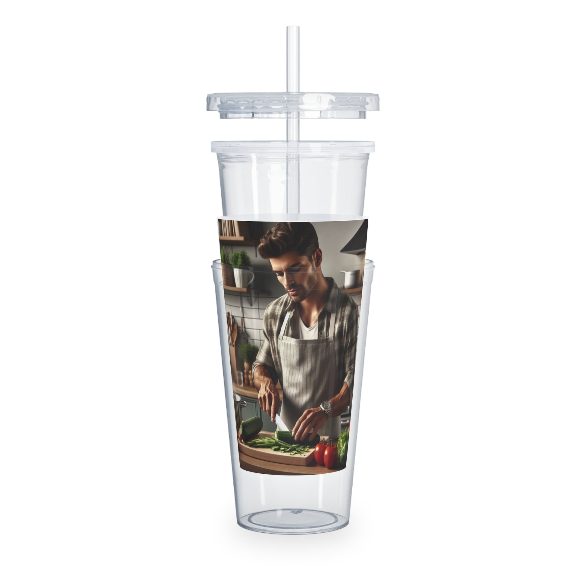 Dinner Time Tumbler with Straw Mug Printify   