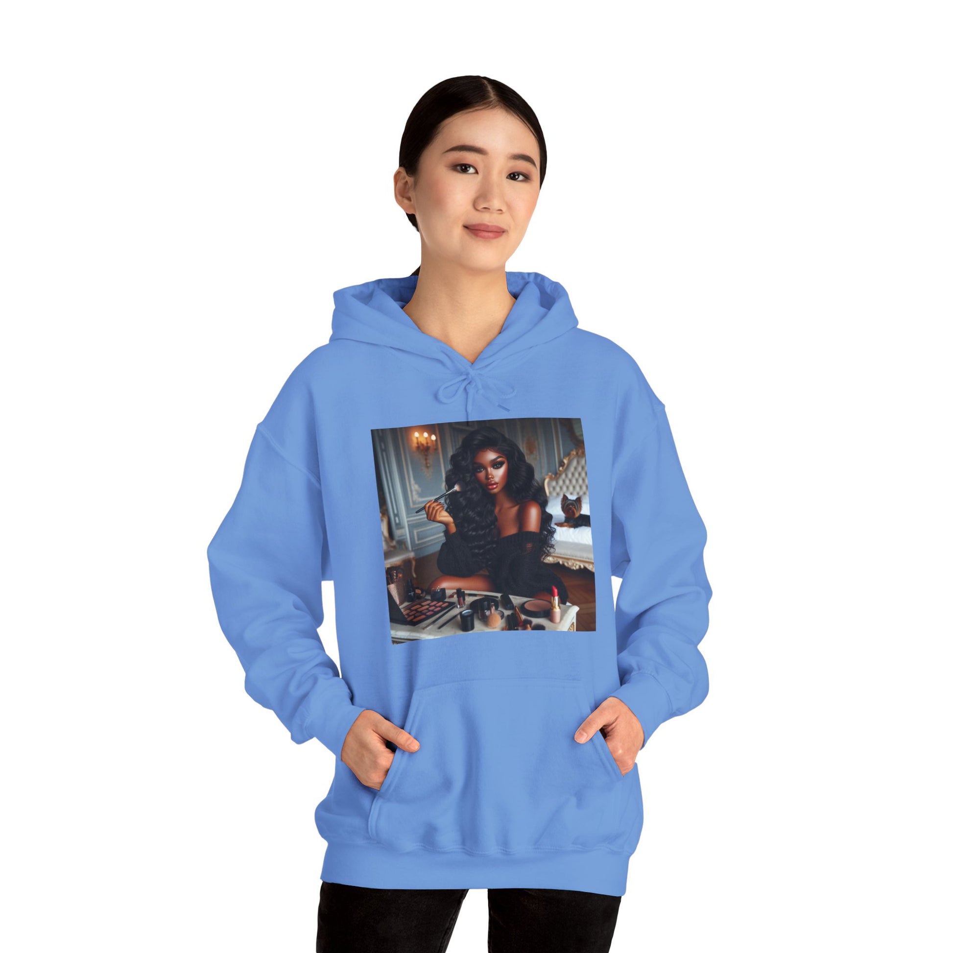 Make Up Time Hoodie Hoodie Printify   