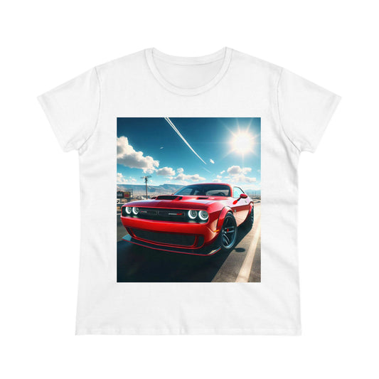 Red Challenger T-Shirt T-Shirt Printify White S 