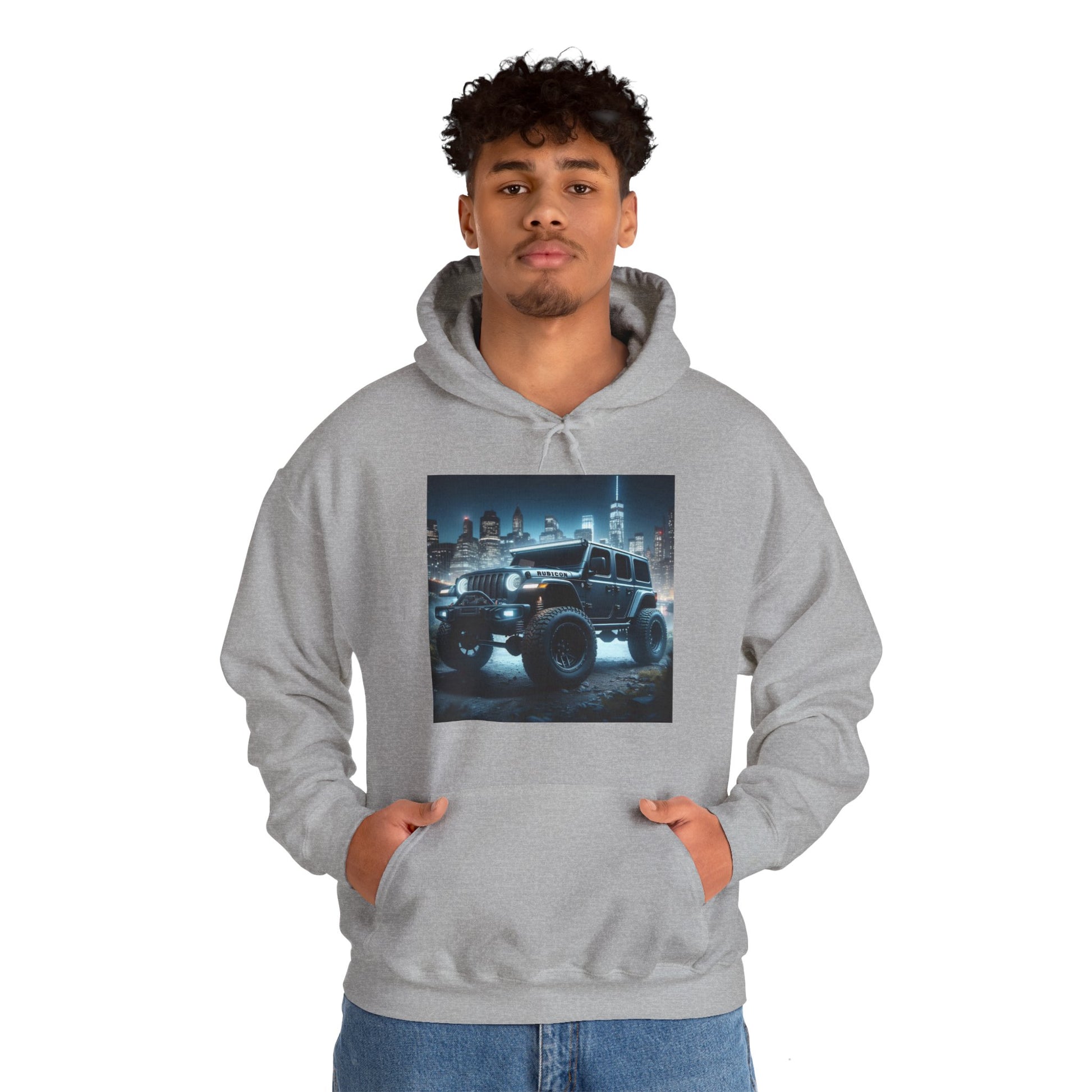 Gray Rubicon Hoodie Hoodie Printify   