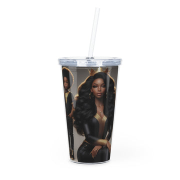 Royalty Tumbler with Straw Mug Printify 20oz Transparent 