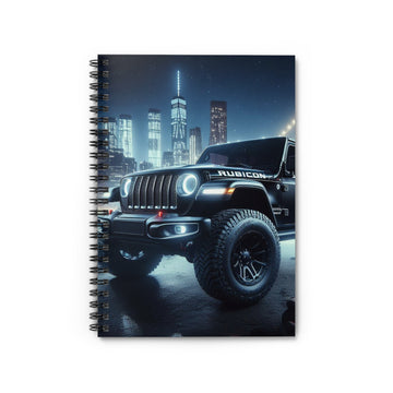 Black Rubicon Spiral Notebook - Ruled Line Paper products Printify One Size  