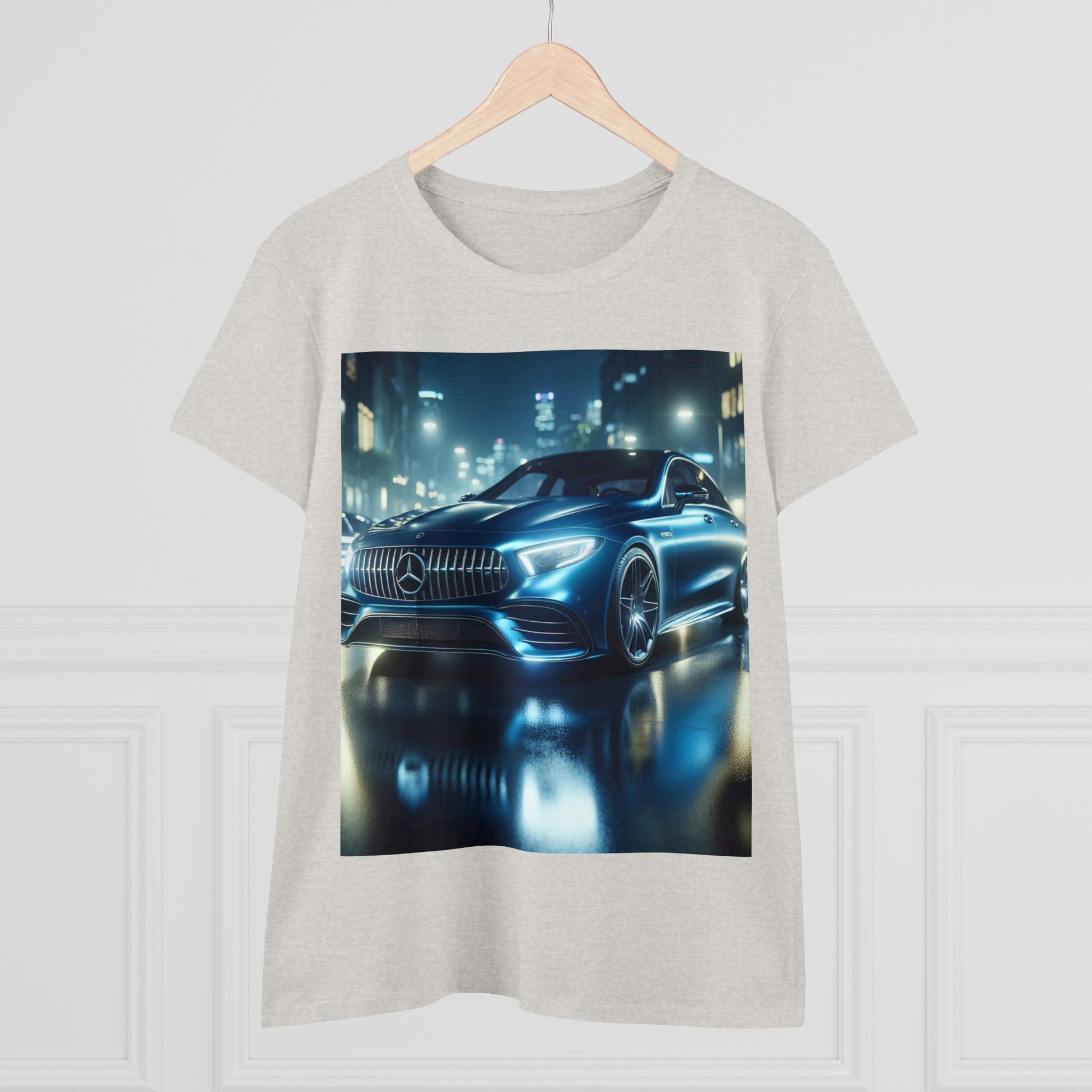 Blue Mercedes T-Shirt T-Shirt Printify   