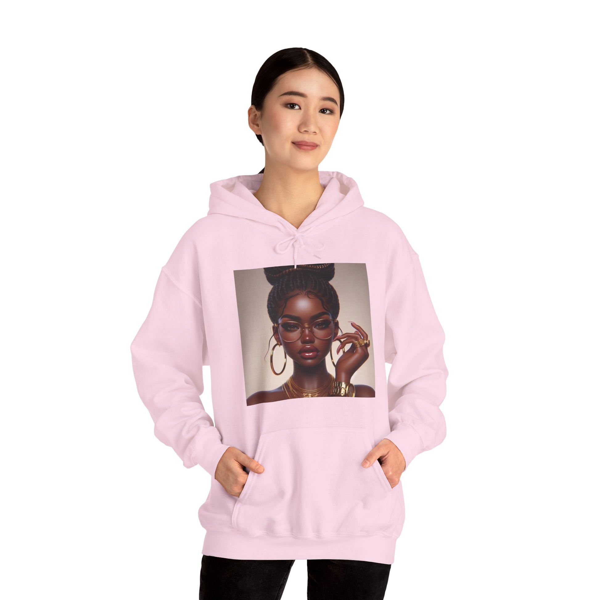 Chocolate Gold Hoodie Hoodie Printify   