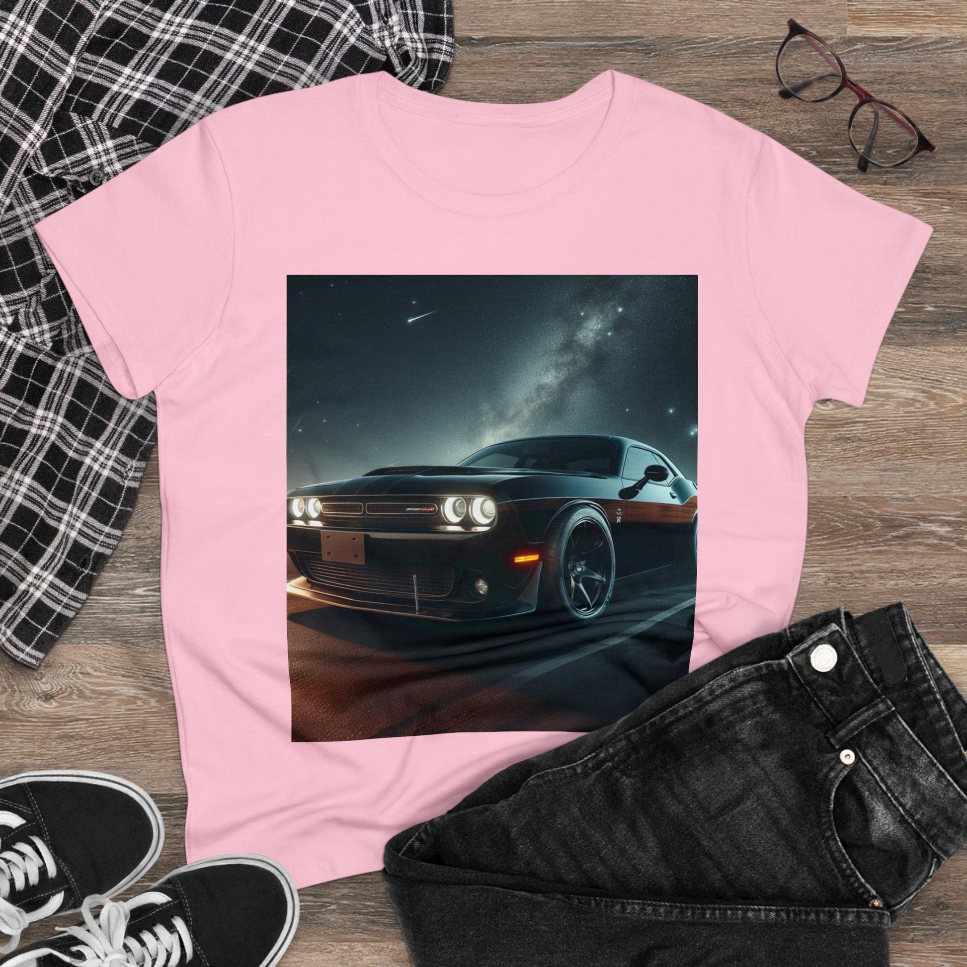 Black Challenger T-Shirt T-Shirt Printify   