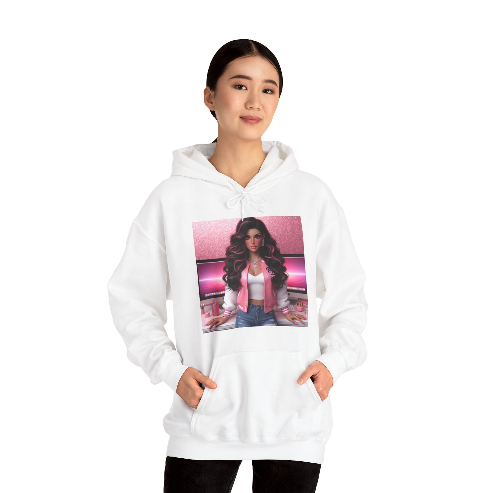 Pink Everything Hoodie Hoodie Printify   