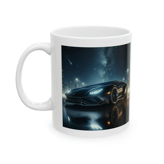 Black Lamborghini Mug Mug Printify 11oz  