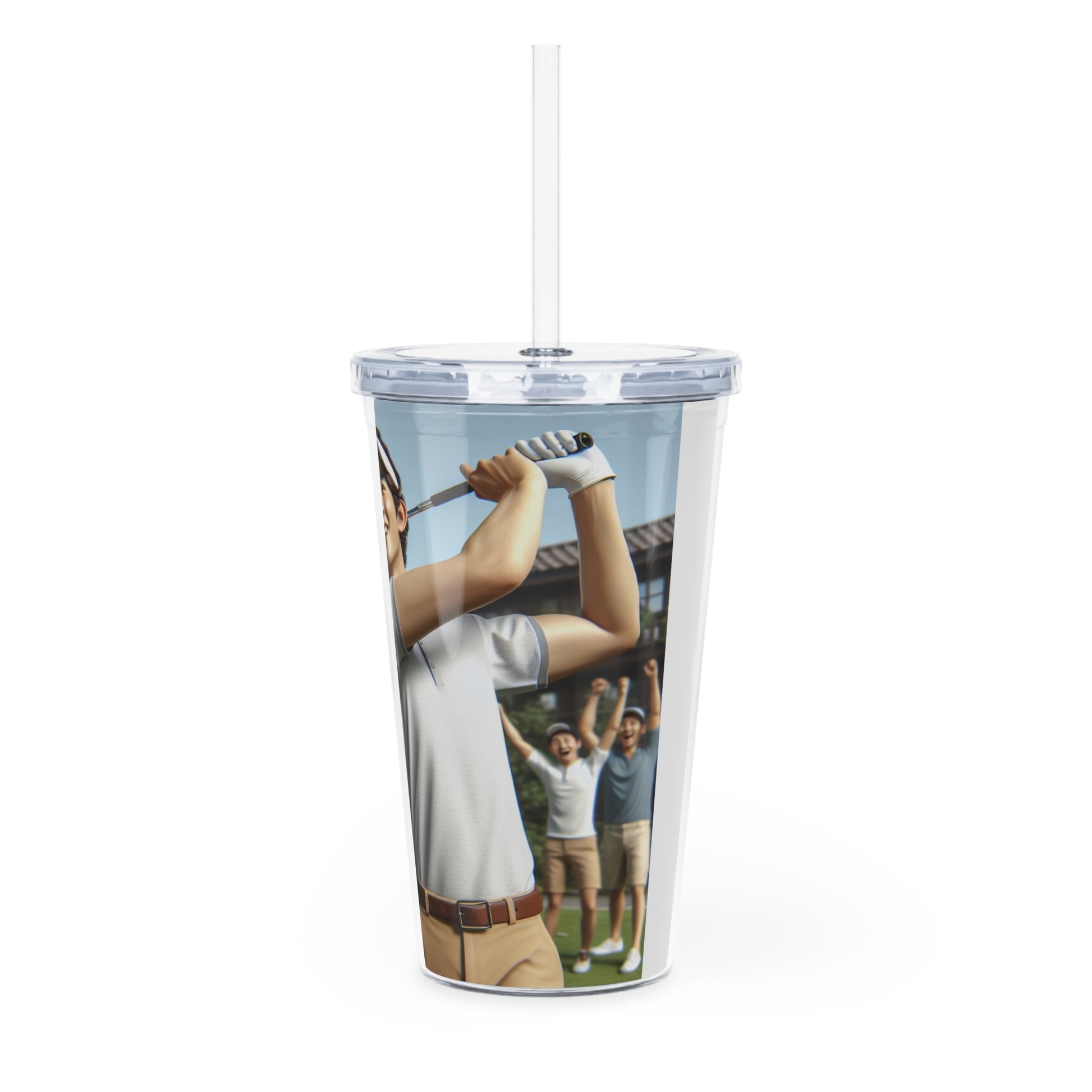 Golf Tournament Tumbler with Straw Mug Printify   