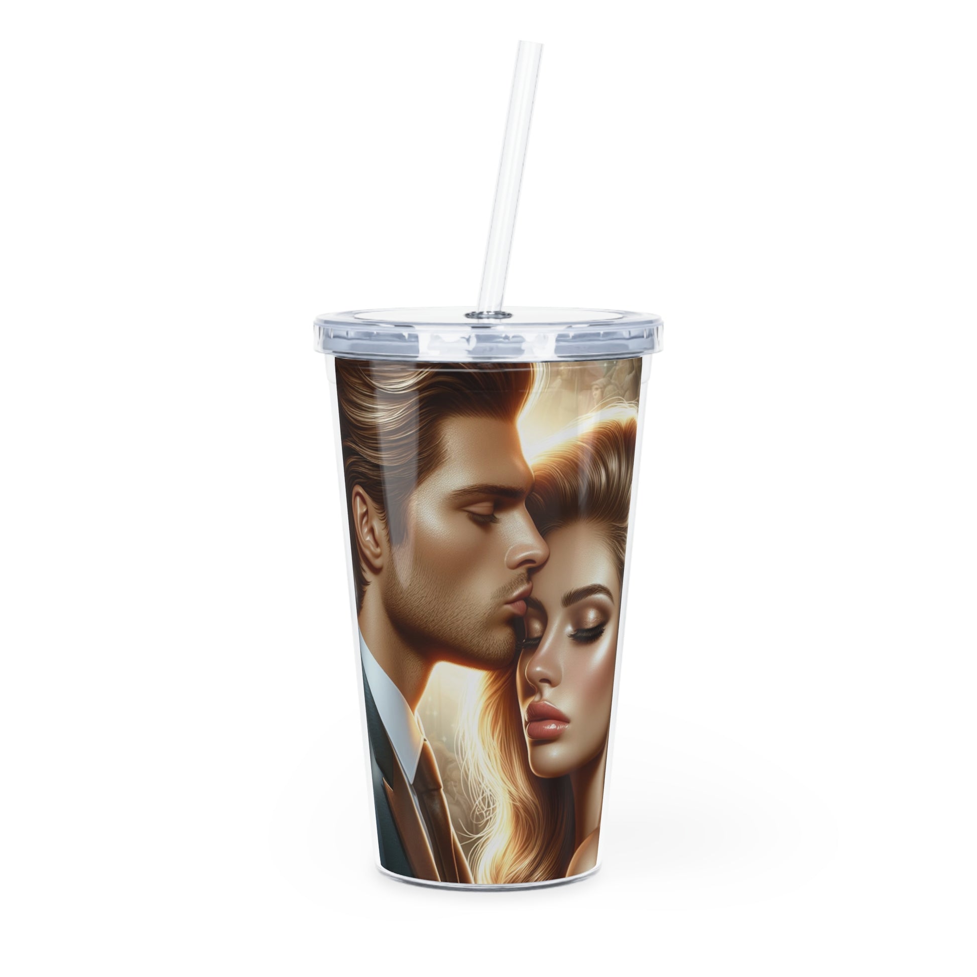 My Love Tumbler with Straw Mug Printify 20oz Transparent 