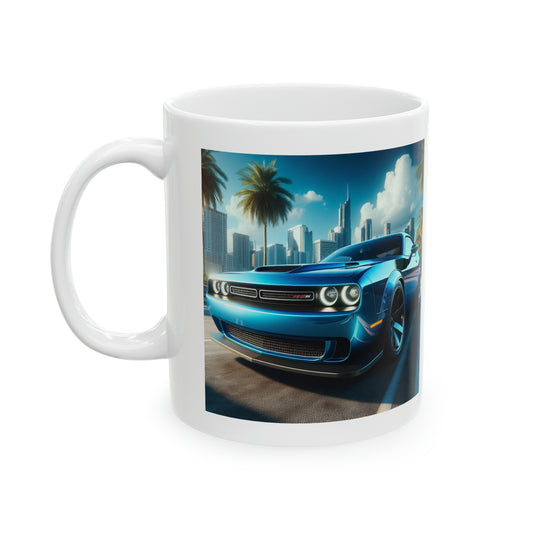 Blue Challenger Mug Mug Printify 11oz  