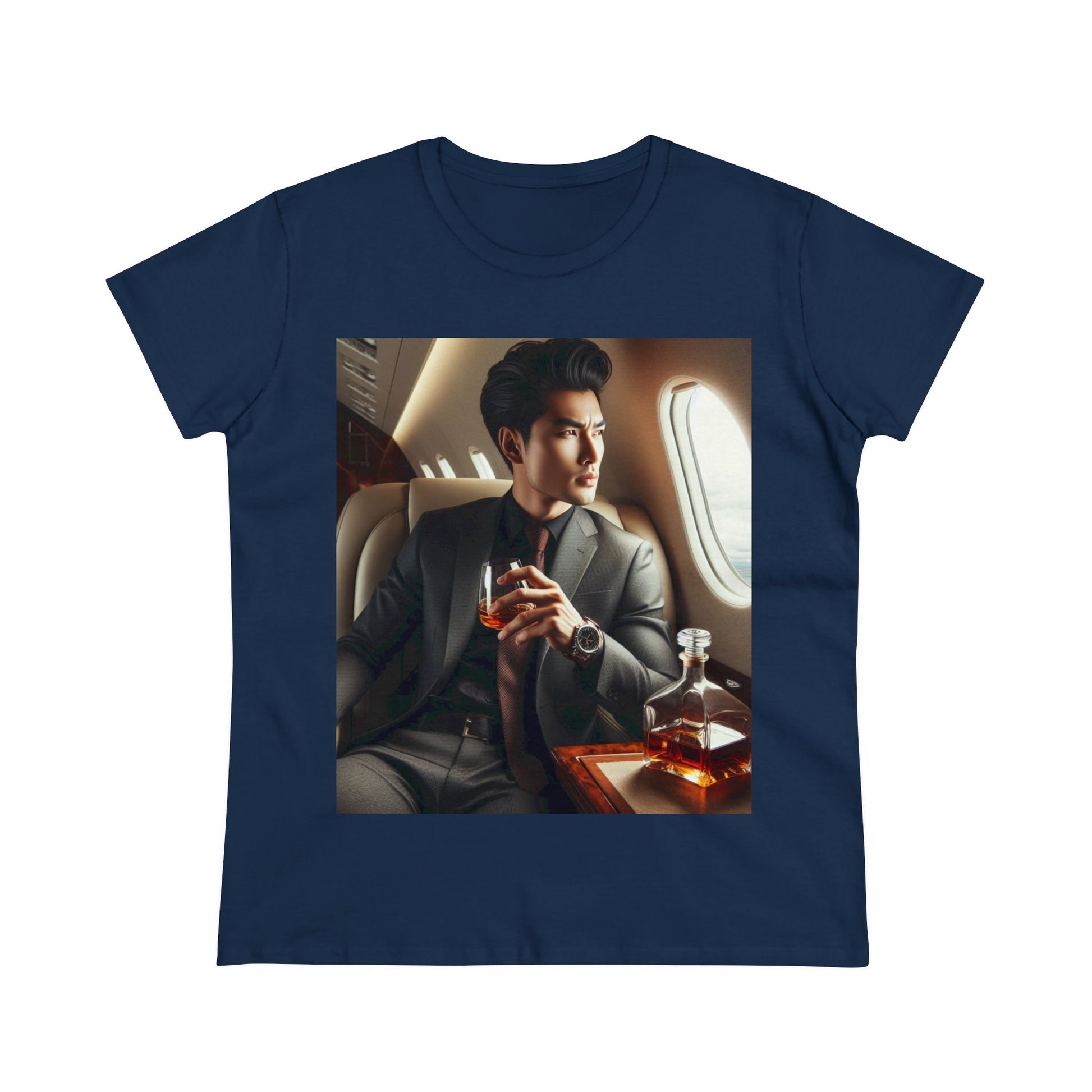 Private Business T-Shirt T-Shirt Printify Navy S 