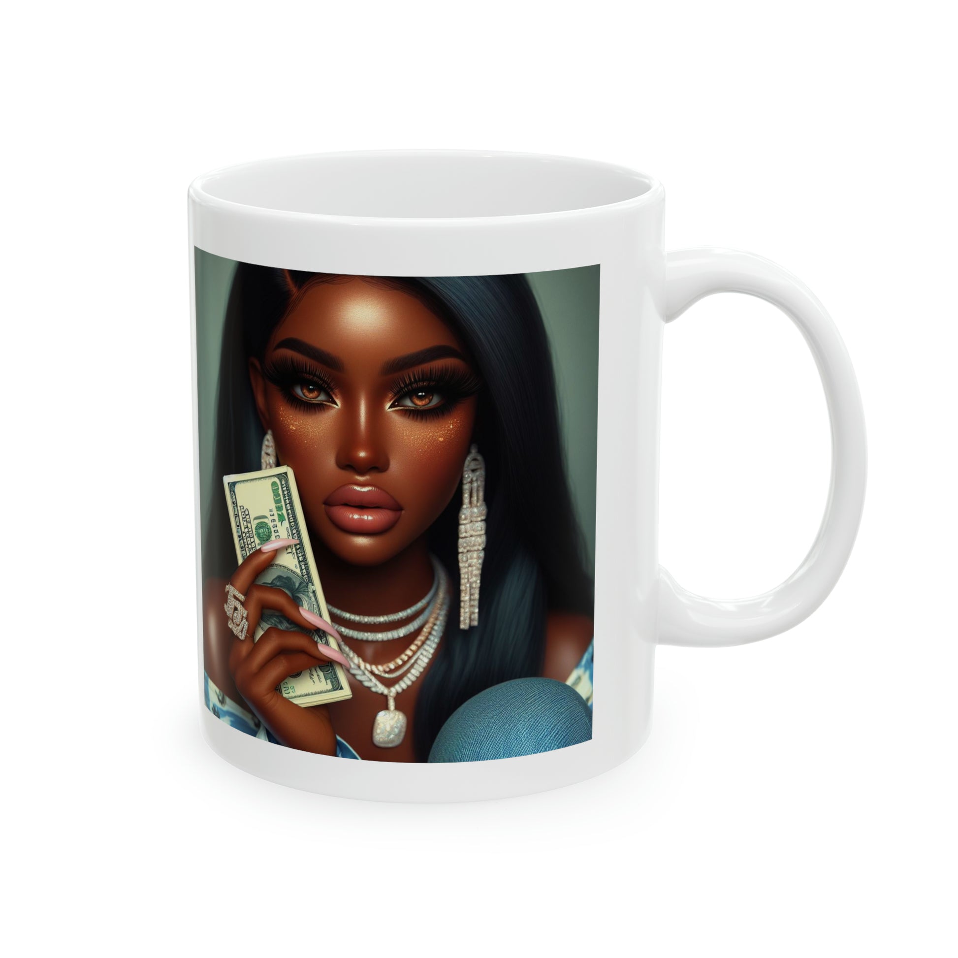 Money Talks Mug Mug Printify   