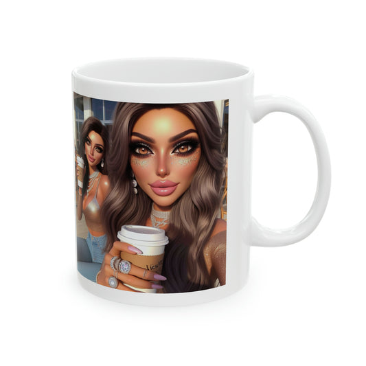 Coffee Baddies Mug Mug Printify   