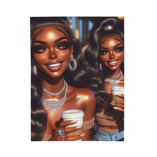 Twinning Plush Blanket All Over Prints Printify 30" × 40"  