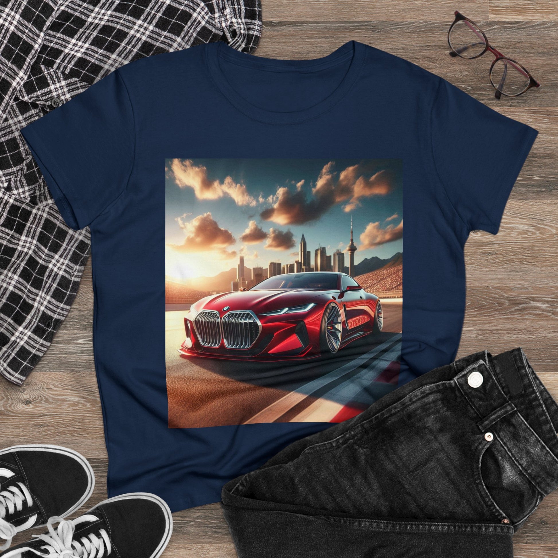 Red BMW T-Shirt T-Shirt Printify   