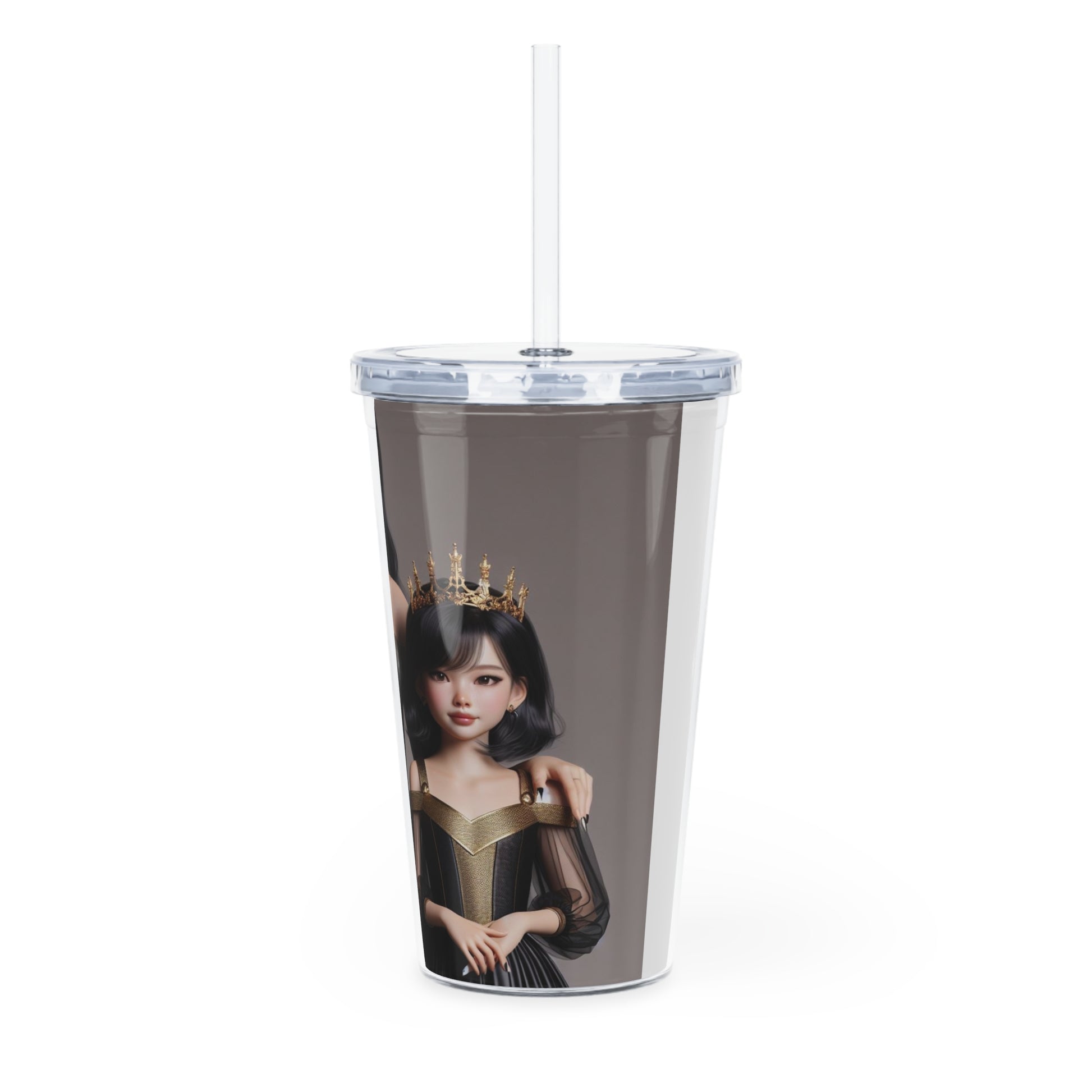 Royalty Tumbler with Straw Mug Printify   