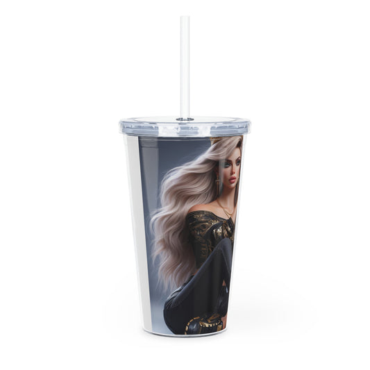 Royalty Tumbler with Straw Mug Printify   