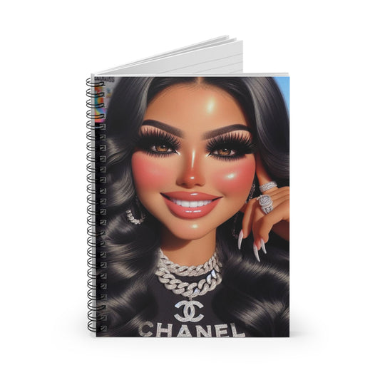 Chanel Mami Spiral Notebook Paper products Printify   