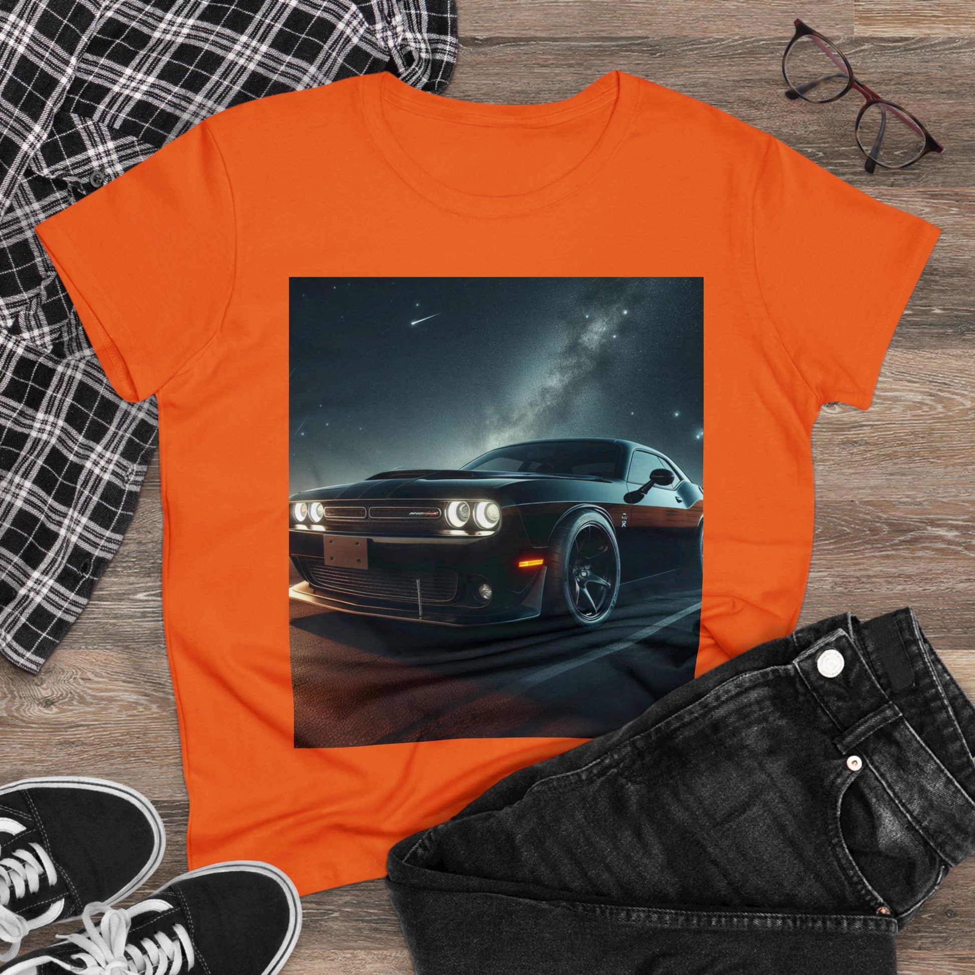 Black Challenger T-Shirt T-Shirt Printify   